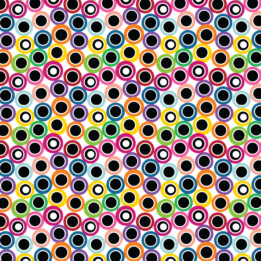 Retro Spots Pattern Acrylic Sheet - CMB Pattern Acrylic
